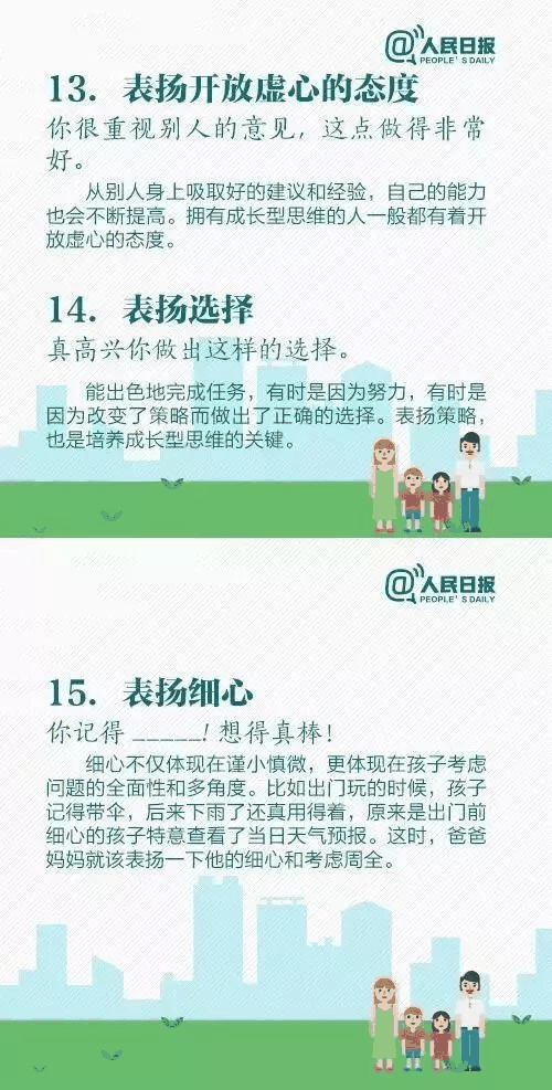 人民日?qǐng)?bào)推薦！15個(gè)表?yè)P(yáng)孩子和10個(gè)懲戒孩子的科學(xué)方法